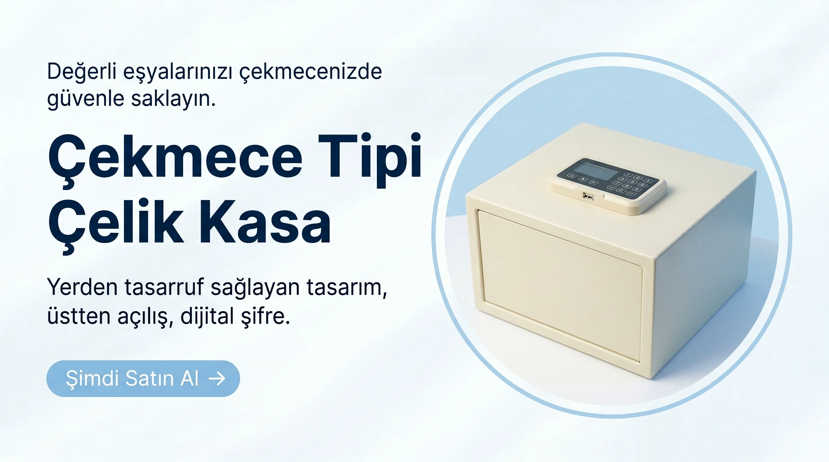 Çekmece İçi Çelik Kasa 1