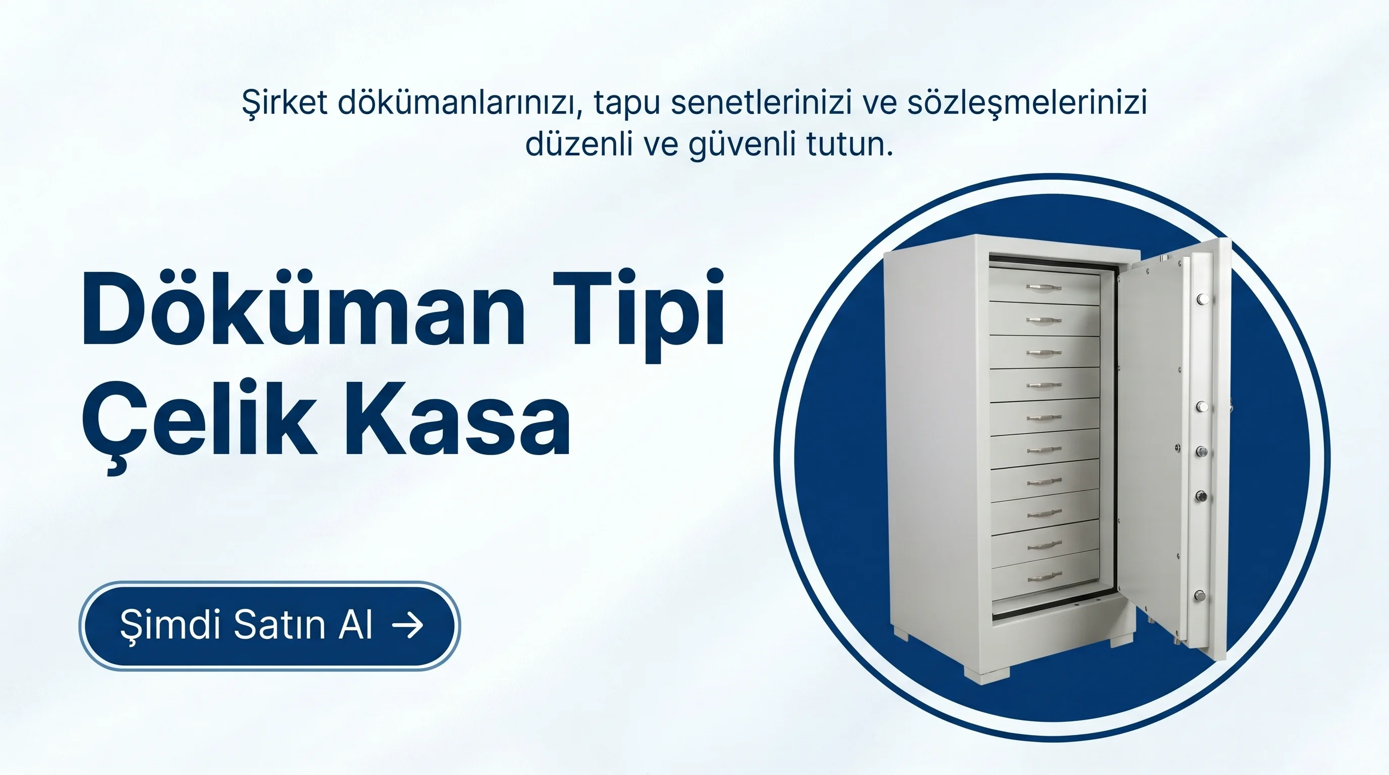 Evrak Tipi Çelik Kasa
